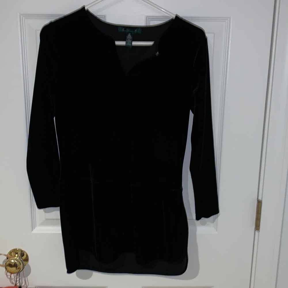 Velveteen feel and look size XS long sleeve top